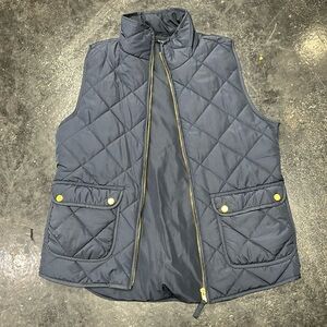 navy blue vest
